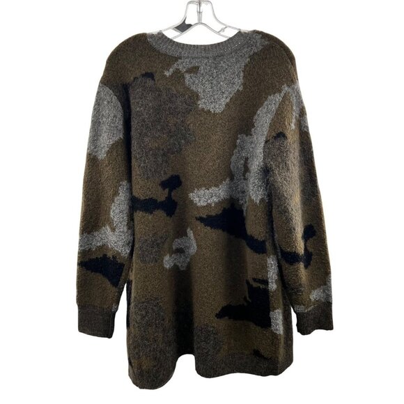 RD Style Women's Camouflage Cardigan Open Front Long Sleeve Size Large - Picture 7 of 9